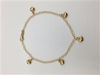 Bracciale Soma Gioielli Donna Bracciale Con Pendenti in Oro BR OG CUORI PENDENTI - BR OG CUORI PENDENTI